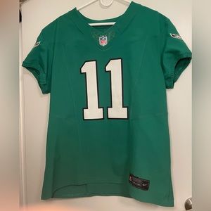 NFL Eagles Kelly Green Nike Elite Jersey. Brown #11. Size 44. (M/L fit)
